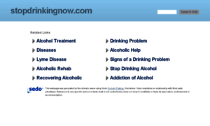 Stopdrinkingnow.com thumbnail