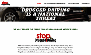 Stopdruggeddriving.org thumbnail