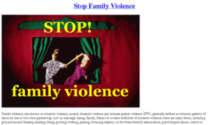 Stopfamilyviolence.com thumbnail