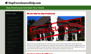 Stopforeclosureshelp.com thumbnail