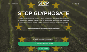 Stopglyphosate.org thumbnail