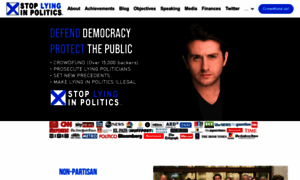 Stoplyinginpolitics.org thumbnail