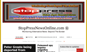 Stoppressnewsonline.com thumbnail