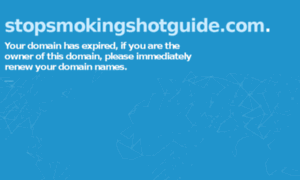 Stopsmokingshotguide.com thumbnail