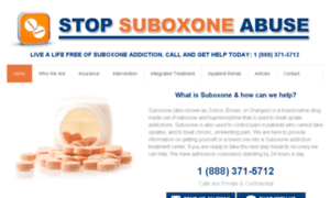 Stopsuboxoneabuse.com thumbnail