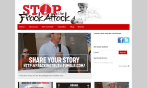 Stopthefrackattack.org thumbnail