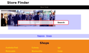 Store-finder.com.au thumbnail