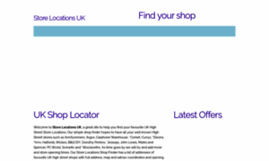 Store-locations.co.uk thumbnail