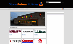 Store-return-policies.com thumbnail