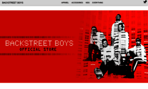 Store.backstreetboys.com thumbnail