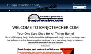 Store.banjoteacher.com thumbnail