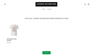 Store.conormcgregor.com thumbnail