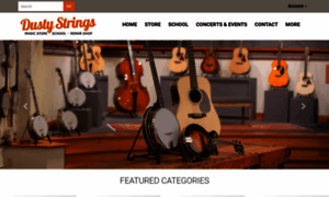 Store.dustystrings.com thumbnail