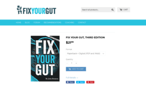 Store.fixyourgut.com thumbnail