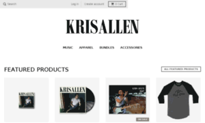 Store.krisallenofficial.com thumbnail