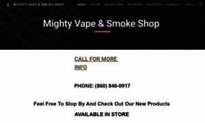 Store.mightyvapeshop.com thumbnail