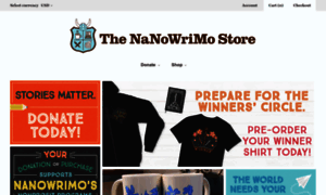 Store.nanowrimo.org thumbnail