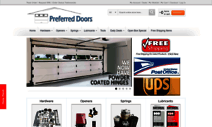 Store.preferreddoorservice.com thumbnail