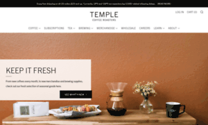 Store.templecoffee.com thumbnail