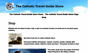 Store.thecatholictravelguide.com thumbnail