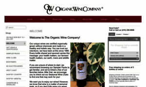 Store.theorganicwinecompany.com thumbnail