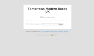 Store.tomorrowsmodernboxes.com thumbnail