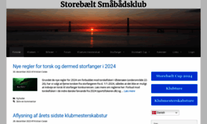 Storebaelt-smaabaadsklub.dk thumbnail