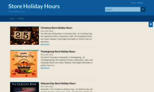 Storeholidayhours.com thumbnail