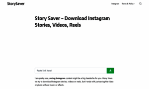 Storysaver.page thumbnail