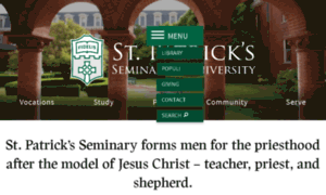 Stpatricksseminary.org thumbnail