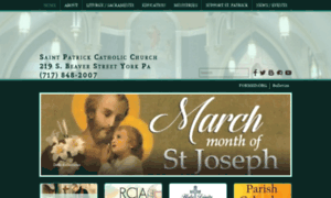 Stpatrickyork.org thumbnail