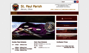 Stpaulparishakron.org thumbnail