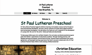 Stpaulpreschool.org thumbnail