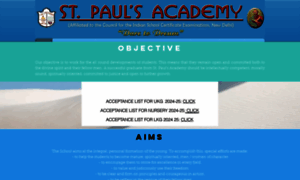 Stpaulsacademybwn.org thumbnail