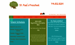 Stpaulspreschooltustin.org thumbnail