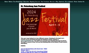 Stpetejazzfest.com thumbnail