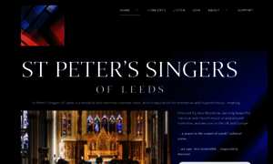 Stpeters-singers.org.uk thumbnail
