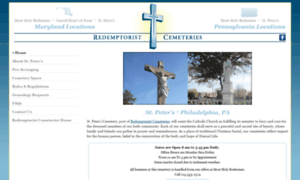 Stpeterscemetery.com thumbnail