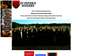 Stpeterssingers.org.uk thumbnail