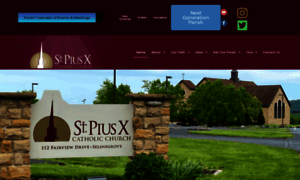 Stpiusxparish.net thumbnail