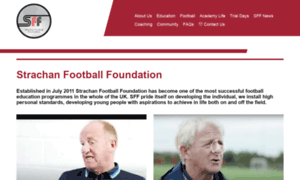 Strachanfootballfoundation.co.uk thumbnail