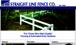 Straightlinefence.com thumbnail