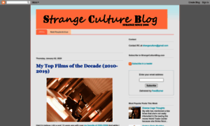 Strangecultureblog.com thumbnail