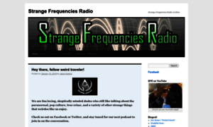 Strangefrequenciesradio.wordpress.com thumbnail