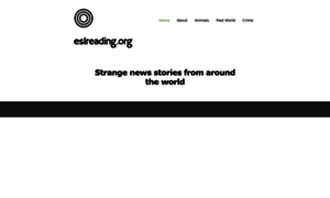 Strangenewsstories.eslreading.org thumbnail