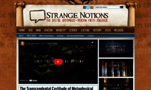 Strangenotions.com thumbnail