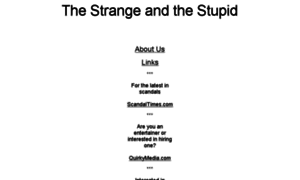 Strangestupid.com thumbnail