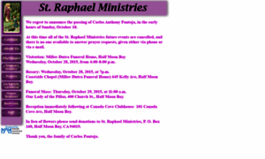 Straphaelministries.org thumbnail