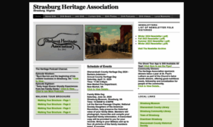 Strasburgvaheritage.org thumbnail