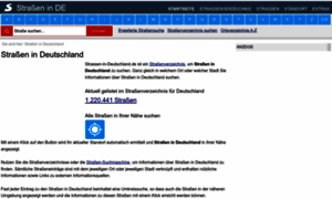 Strassen-in-deutschland.de thumbnail
